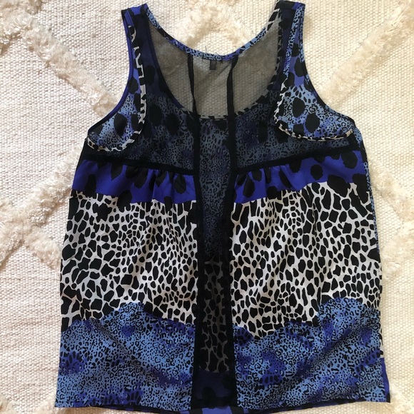 Multi-patterned Animal Blouse - Picture 3 of 4